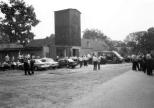 Feuerwehrdepot in der Dorfaue in den 1980er und Anfang der 1990er Jahren (Foto: Geschichtsverein)